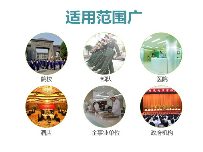 消毒柜適用于酒店、飯店、職工食堂、院校食堂等領域
